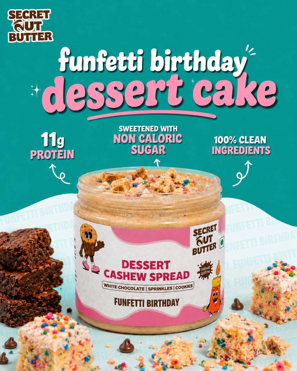 Funfetti Cashew Butter