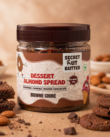 Brownie Cookie Dessert Almond Butter