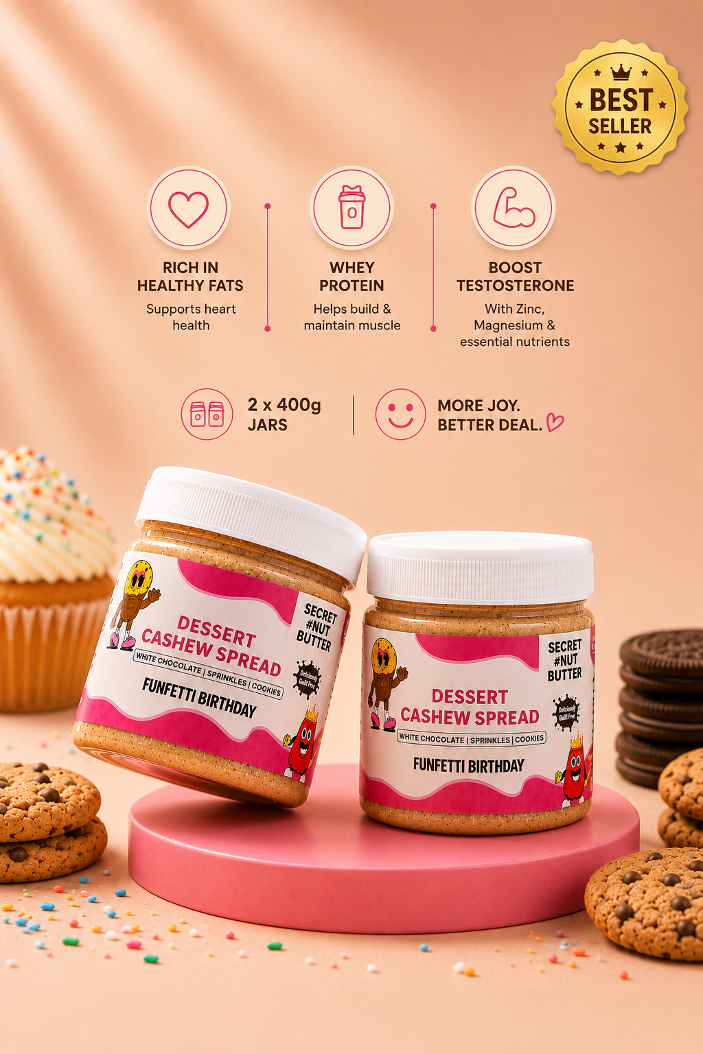 Funfetti Cashew Combo of 2