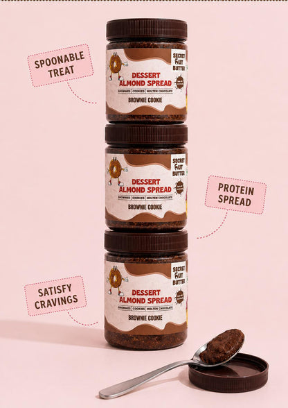 Brownie Cookie Dessert Almond Butter