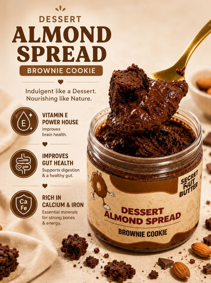 Brownie Cookie Dessert Almond Butter