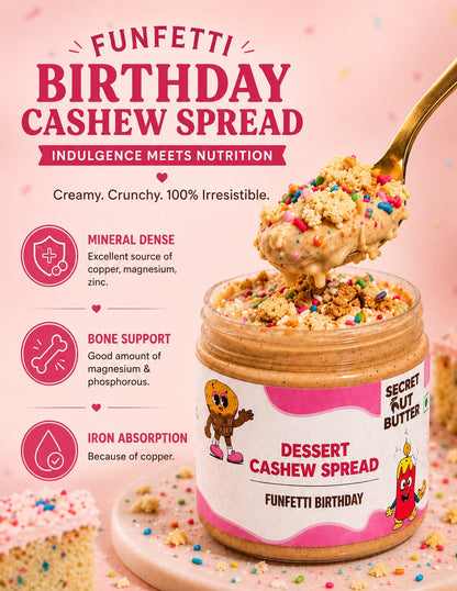 Funfetti Cashew Butter