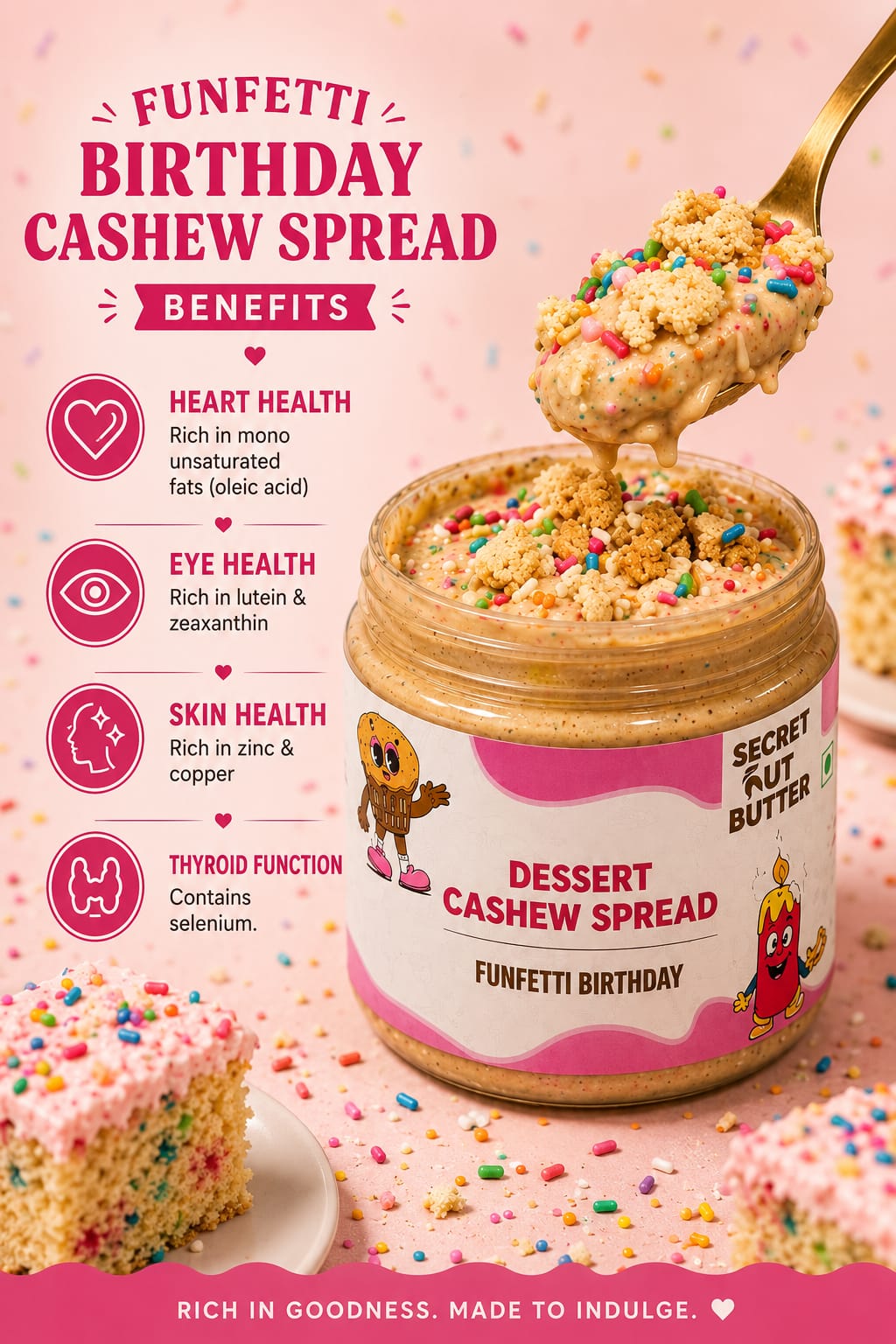 Funfetti Cashew Butter