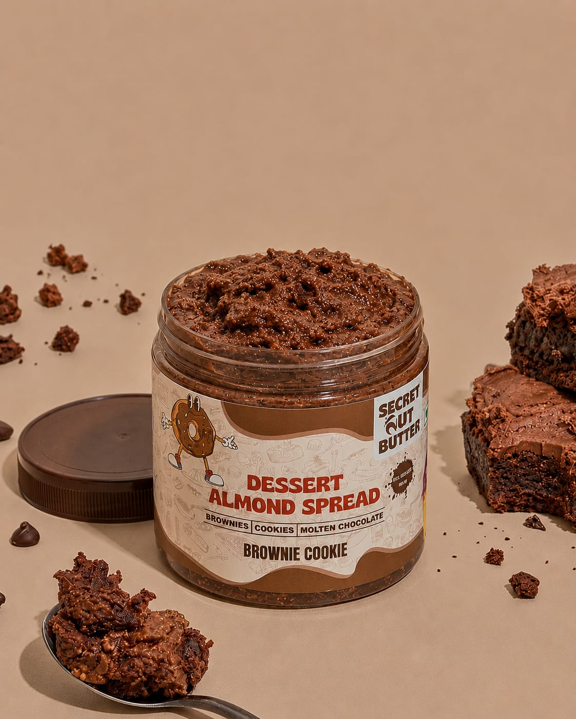 Brownie Cookie Dessert Almond Butter